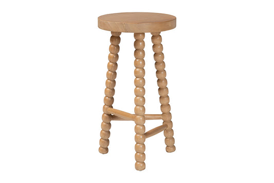 bali & pari - David Counter Stool - Juan-Natural Wooden-CS view 2