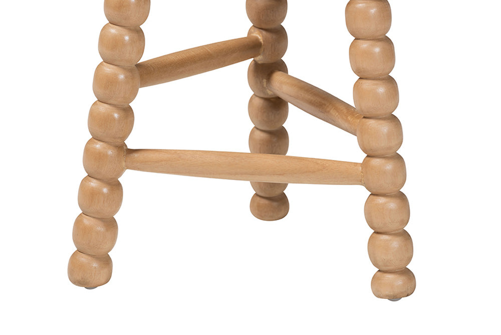 bali & pari - David Counter Stool - Juan-Natural Wooden-CS view 3