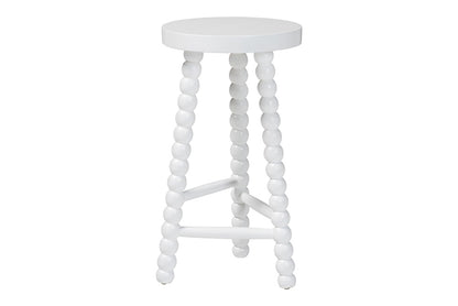 bali & pari - David Counter Stool - Juan-White Wooden-CS view 1