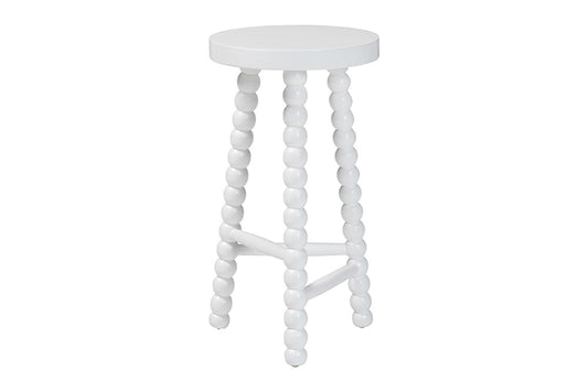 bali & pari - David Counter Stool - Juan-White Wooden-CS view 2