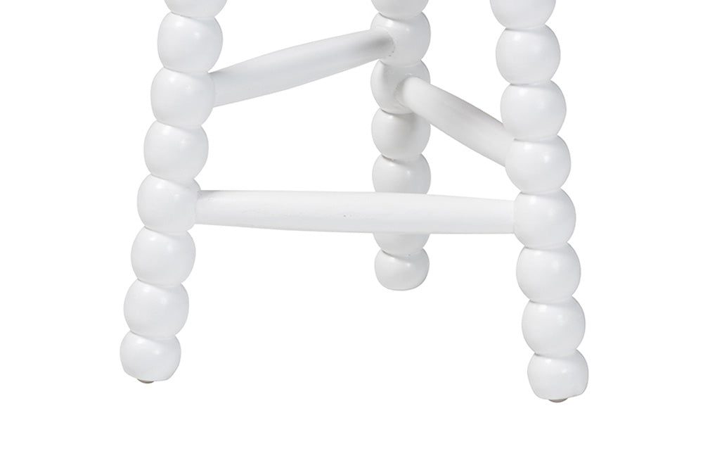 bali & pari - David Counter Stool - Juan-White Wooden-CS view 3