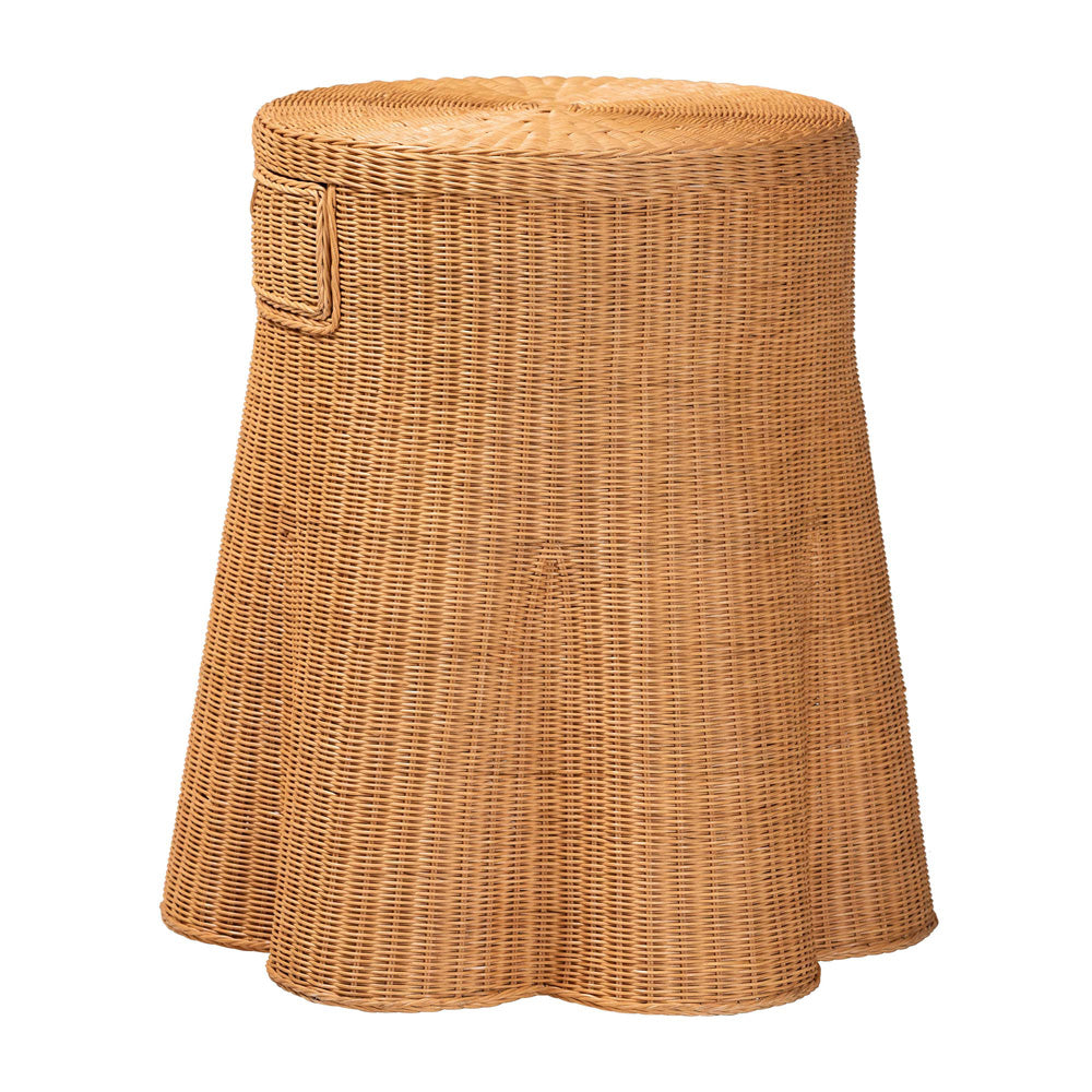 bali & pari - Dayo Console Table in Light Honey - Dayo-Light Honey Wicker-End Table view 4