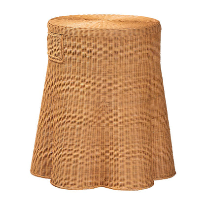 bali & pari - Dayo Console Table in Light Honey - Dayo-Light Honey Wicker-End Table view 4