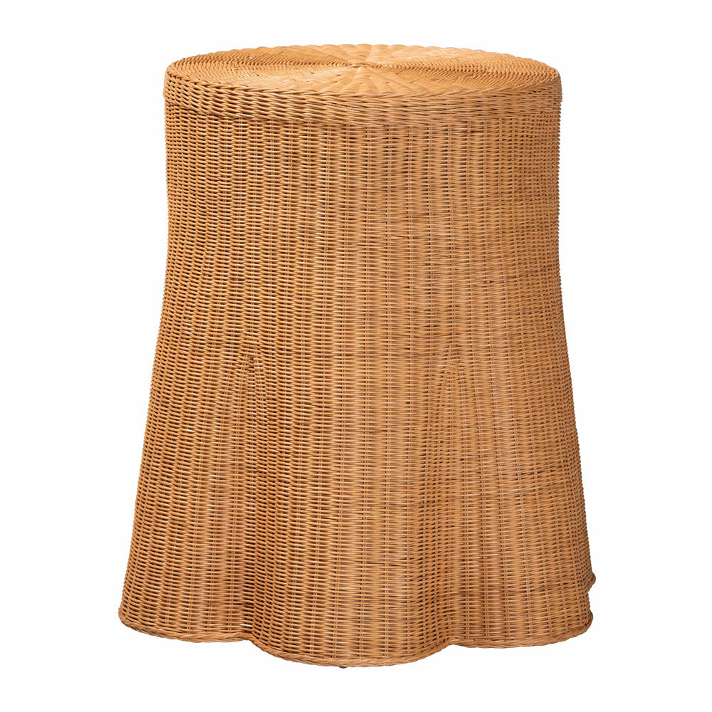 bali & pari - Dayo Console Table in Light Honey - Dayo-Light Honey Wicker-End Table view 5