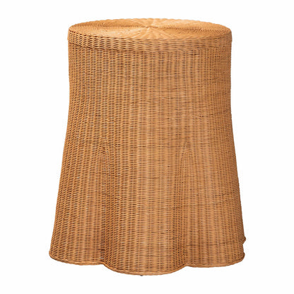 bali & pari - Dayo Console Table in Light Honey - Dayo-Light Honey Wicker-End Table view 5