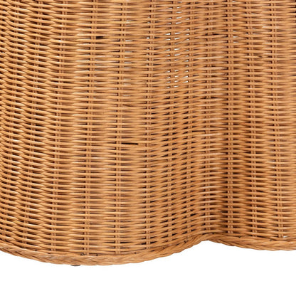 bali & pari - Dayo Console Table in Light Honey - Dayo-Light Honey Wicker-End Table view 7