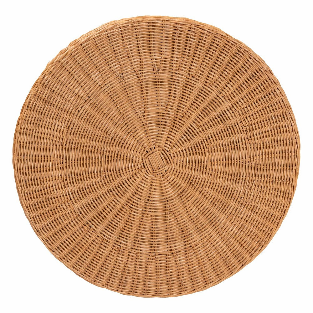 bali & pari - Dayo Console Table in Light Honey - Dayo-Light Honey Wicker-End Table view 8