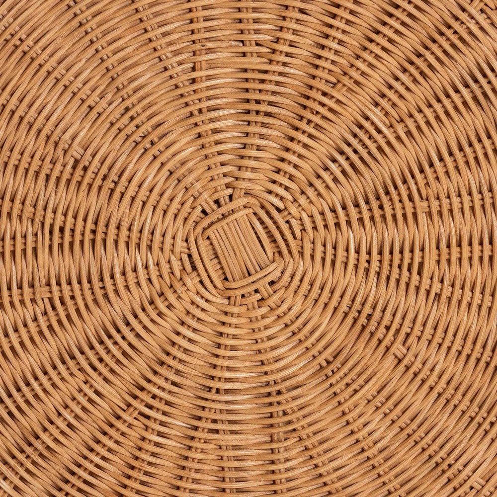 bali & pari - Dayo Console Table in Light Honey - Dayo-Light Honey Wicker-End Table view 9
