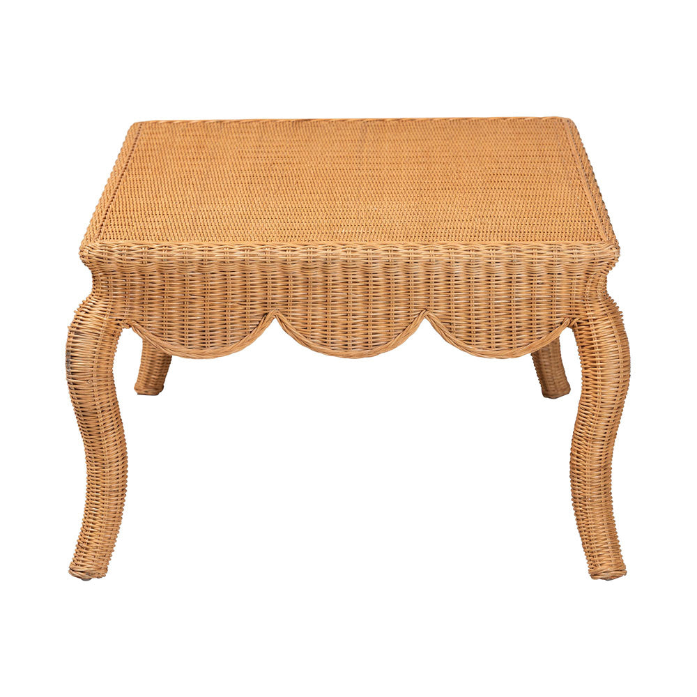 bali & pari - Deborah Coffee Table in Light Honey - Debora-Light Honey Rattan-Coffee Table view 3
