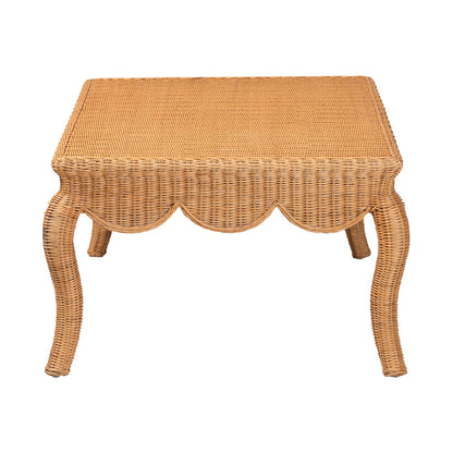 bali & pari - Deborah Coffee Table in Light Honey - Debora-Light Honey Rattan-Coffee Table view 3