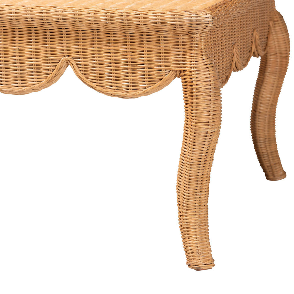 bali & pari - Deborah Coffee Table in Light Honey - Debora-Light Honey Rattan-Coffee Table view 4