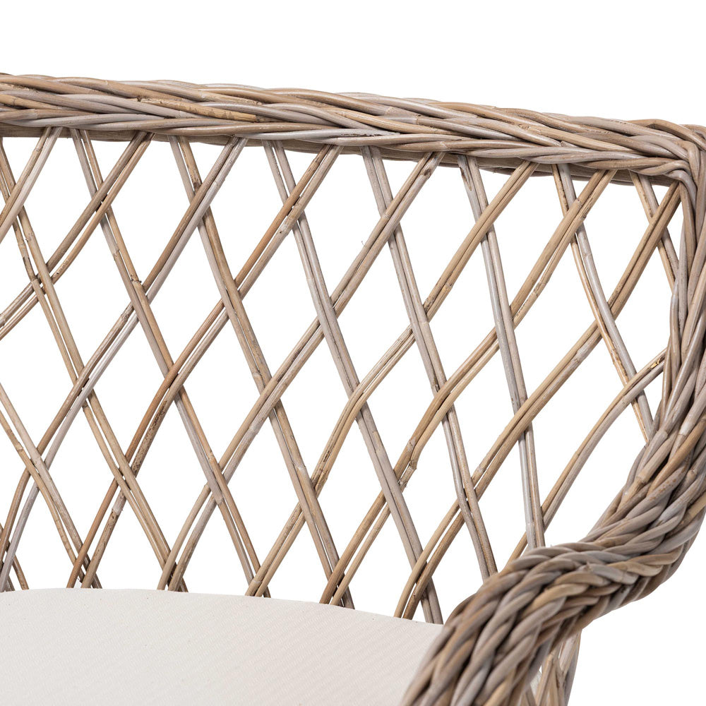 bali & pari - Debra Arm Chair in Kubu Grey - LCF-0002-Debra-Kubu Grey Rattan Cushion-CC view 5