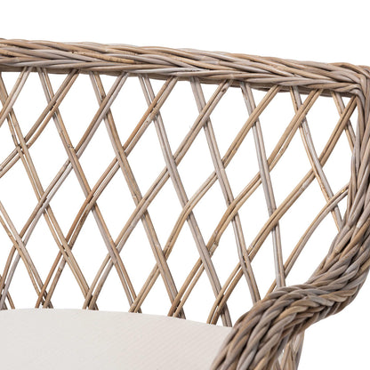 bali & pari - Debra Arm Chair in Kubu Grey - LCF-0002-Debra-Kubu Grey Rattan Cushion-CC view 5