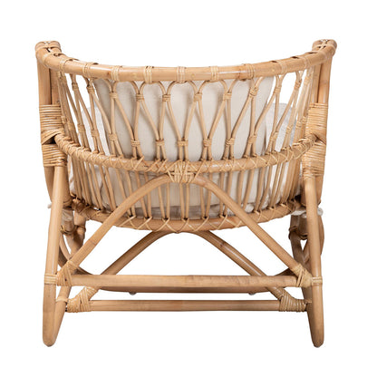 bali & pari - Delara Chaise in White/Natural Brown - DC8029-Rattan-Chaise view 4