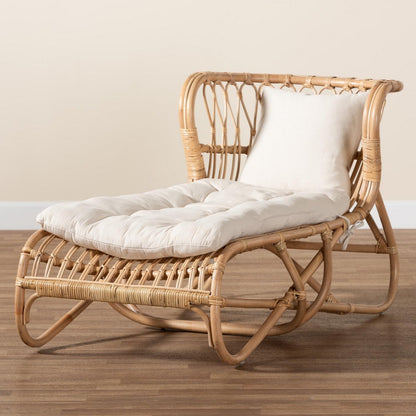 bali & pari - Delara Chaise in White/Natural Brown - DC8029-Rattan-Chaise view 9