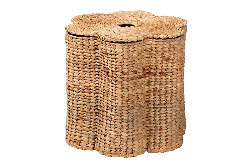 bali & pari - Della Basket - S25-MY02-Waterhyacinth-Basket view 1