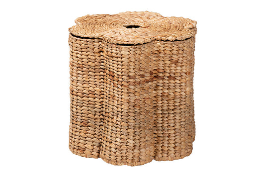 bali & pari - Della Basket - S25-MY02-Waterhyacinth-Basket view 1