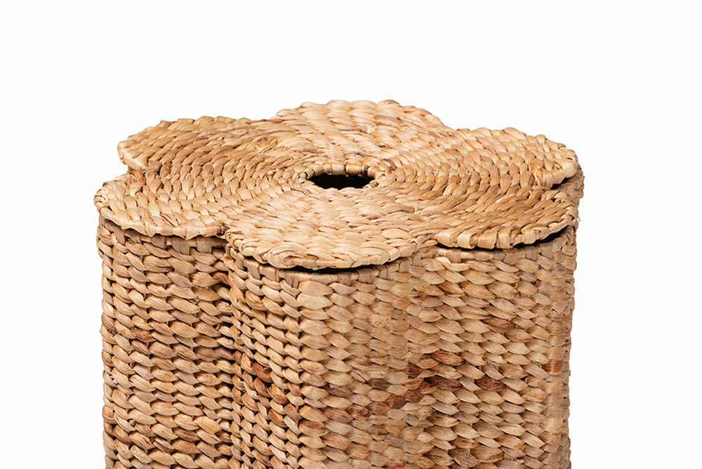 bali & pari - Della Basket - S25-MY02-Waterhyacinth-Basket view 3