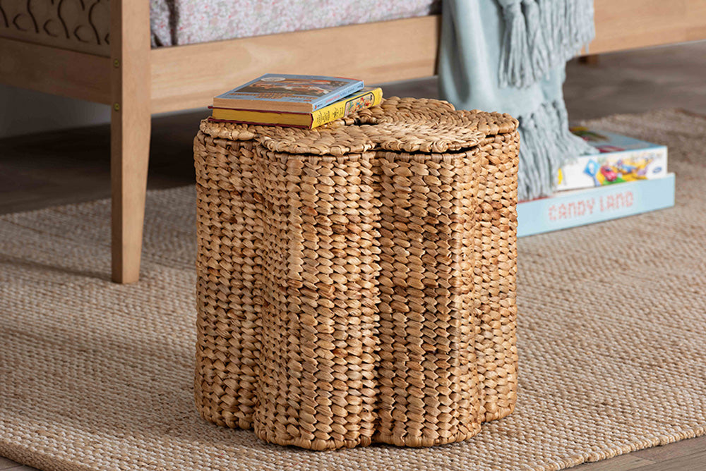 bali & pari - Della Basket - S25-MY02-Waterhyacinth-Basket view 5
