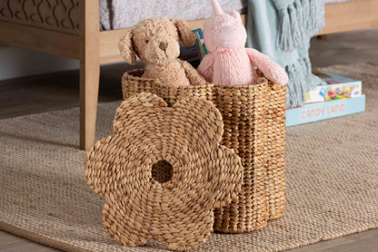 bali & pari - Della Basket - S25-MY02-Waterhyacinth-Basket view 6