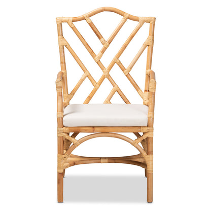 bali & pari - Delta Chair in Natural/White - Delta-Natural-DC view 2