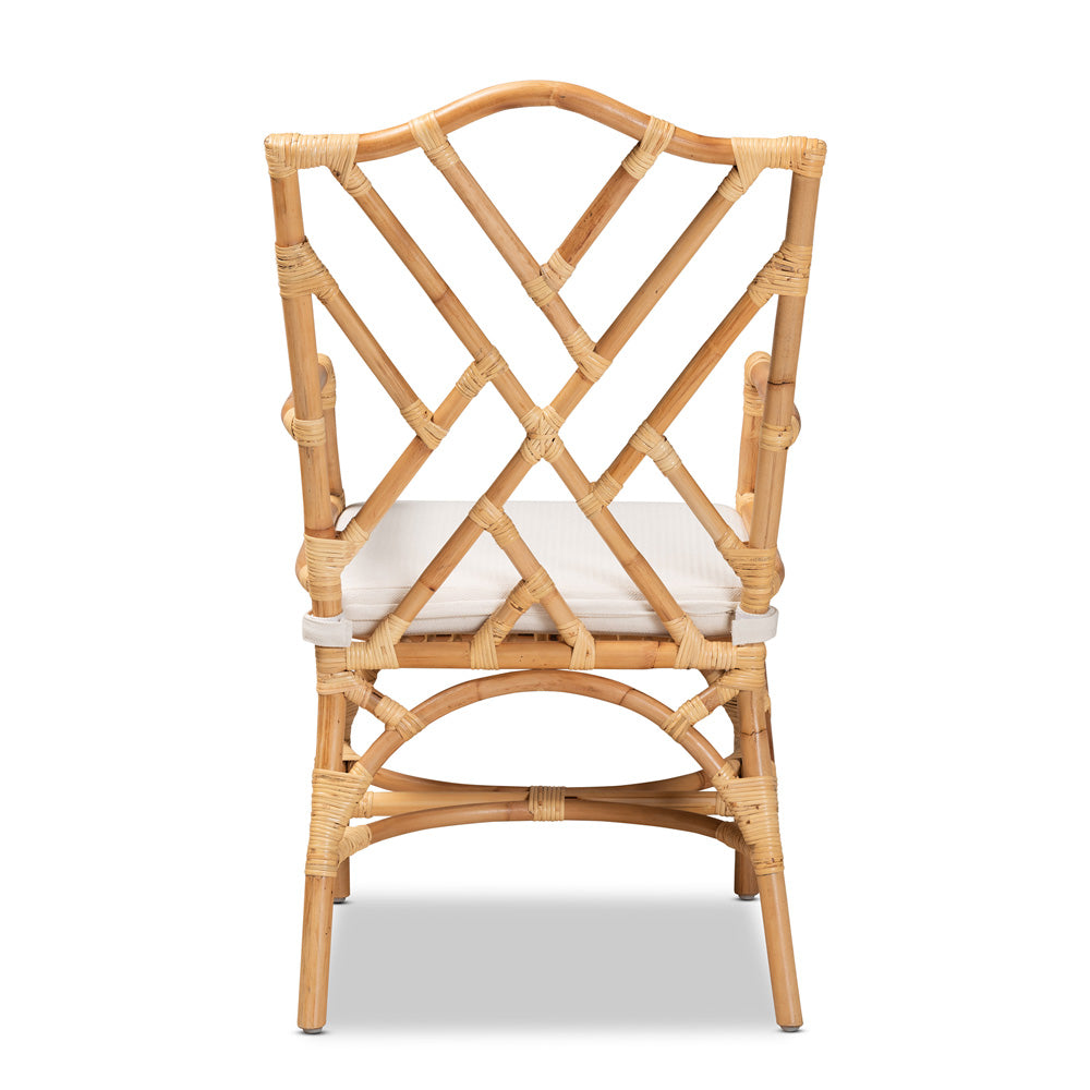 bali & pari - Delta Chair in Natural/White - Delta-Natural-DC view 4
