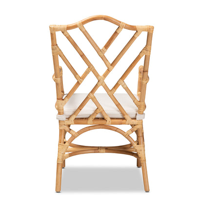bali & pari - Delta Chair in Natural/White - Delta-Natural-DC view 4