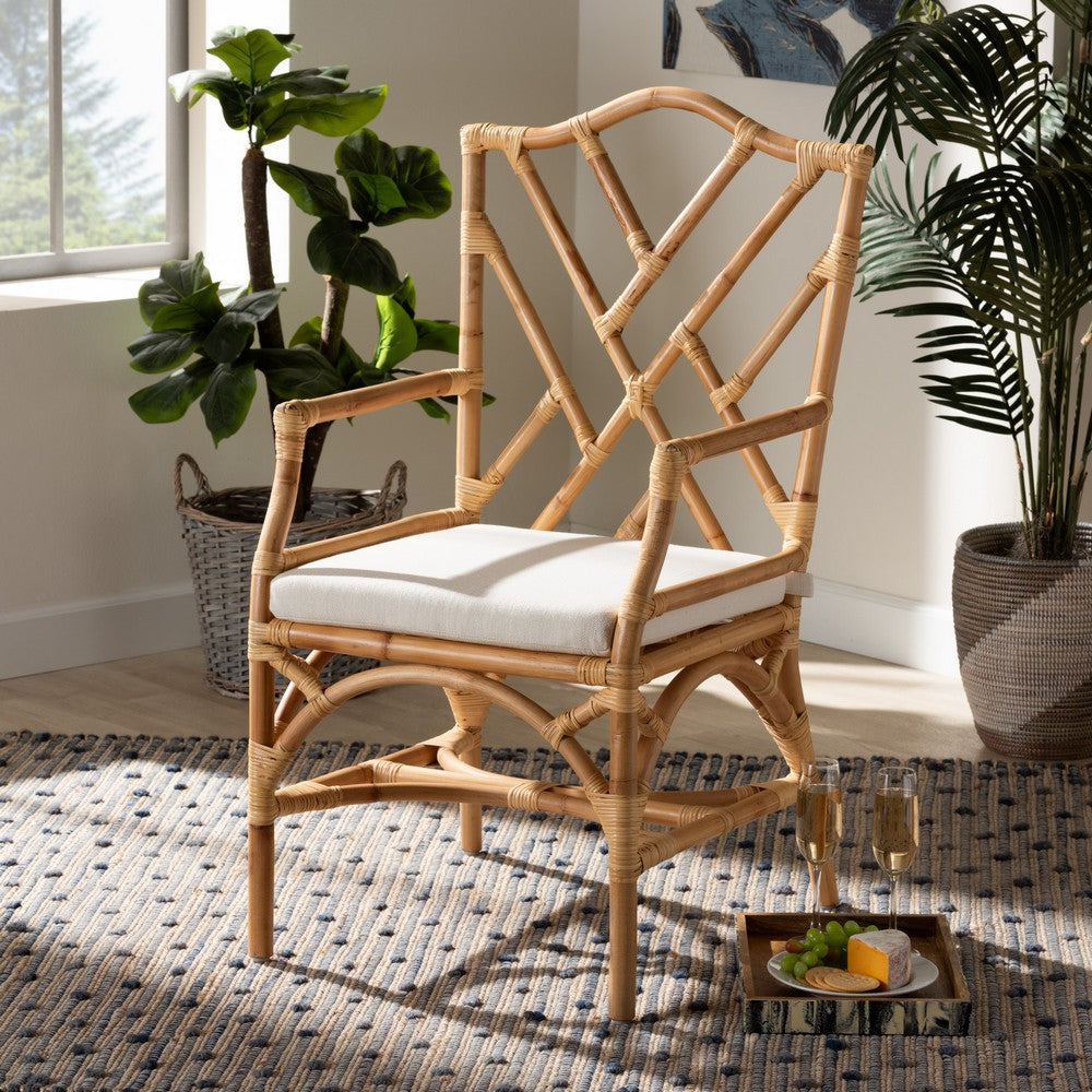 bali & pari - Delta Chair in Natural/White - Delta-Natural-DC view 8