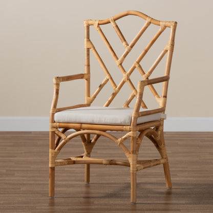 bali & pari - Delta Chair in Natural/White - Delta-Natural-DC view 9