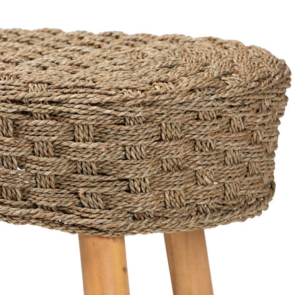 bali & pari - Denver Bench in Light Brown/Natural Brown - Denver-Natural Seagrass (no backs)-Bench view 4
