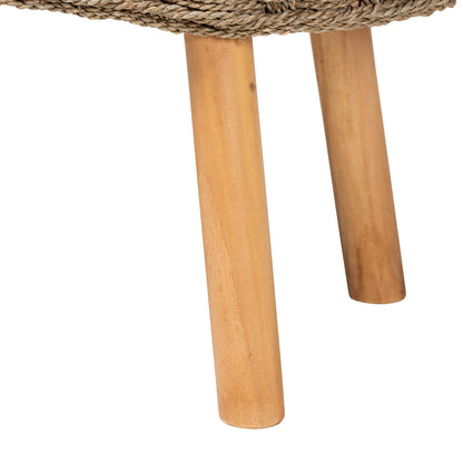 bali & pari - Denver Bench in Light Brown/Natural Brown - Denver-Natural Seagrass (no backs)-Bench view 5