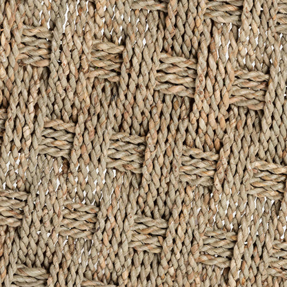 bali & pari - Denver Stool in Light Brown/Natural Brown - Denver-Natural Seagrass-Stool view 5