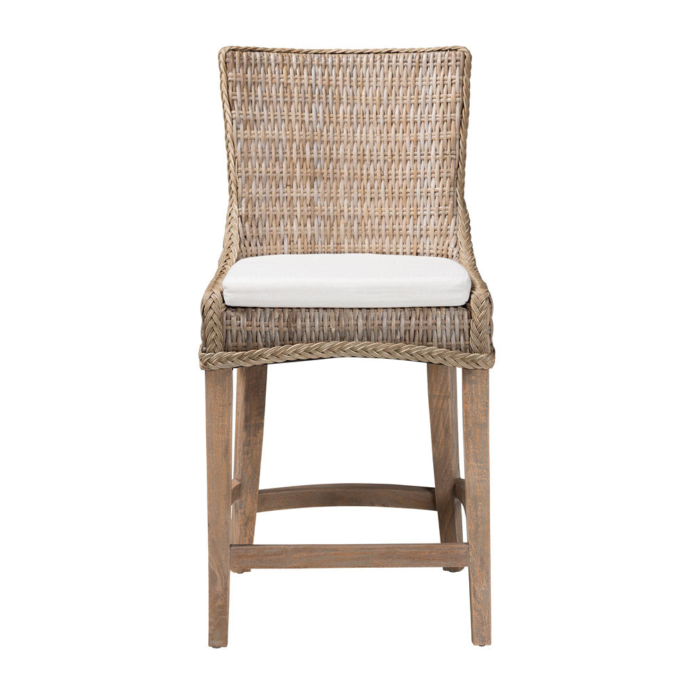 bali & pari - Derris Counter Stool in Greywashed - MD-39818-KB Derris-Grey Natural Rattan-CS view 2