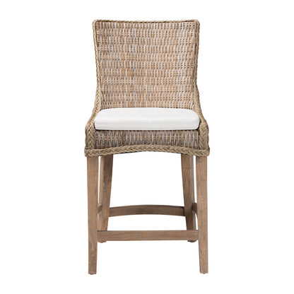 bali & pari - Derris Counter Stool in Greywashed - MD-39818-KB Derris-Grey Natural Rattan-CS view 2
