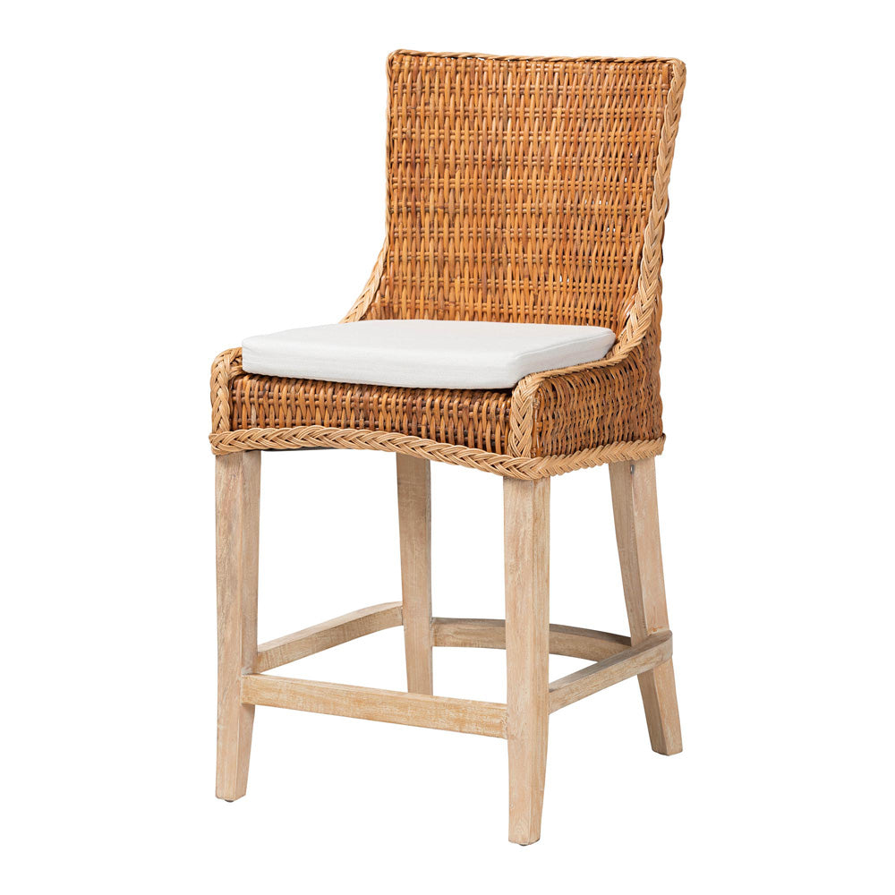 bali & pari - Derris Counter Stool in Light Honey - MD-39818-LC Derris-Natural Rattan-CS view 1