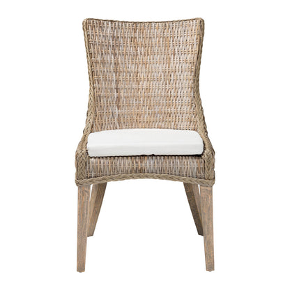 bali & pari - Derris Dining Chair in Greywashed - MD-39817-KB Derris-Grey Natural Rattan-DC view 2