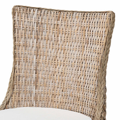 bali & pari - Derris Dining Chair in Greywashed - MD-39817-KB Derris-Grey Natural Rattan-DC view 5