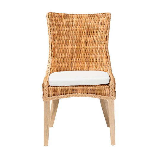 bali & pari - Derris Dining Chair in Light Honey - MD-39817-LC Derris-Natural Rattan-DC view 2