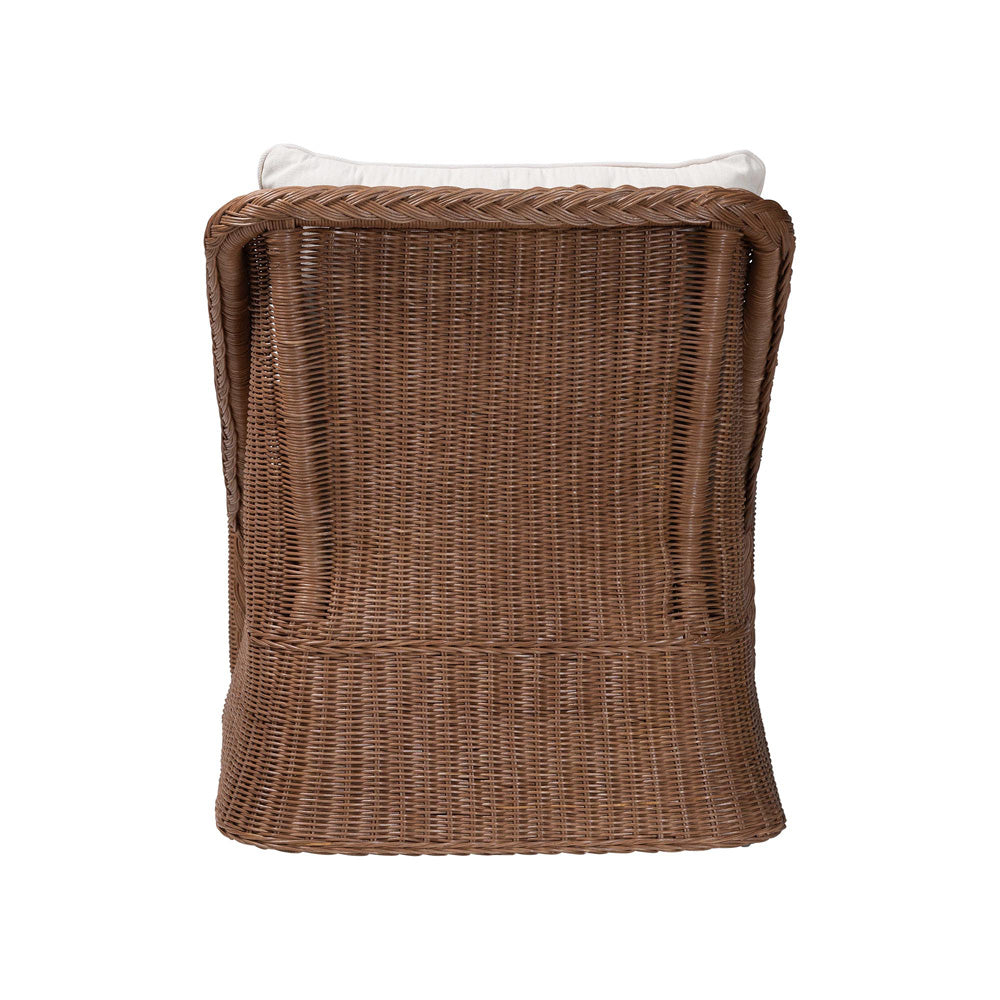 bali & pari - Derris Living Room Set in Peanut Brown - Derris-Peanut Brown/Rattan-2pc Chair/FS Set view 4
