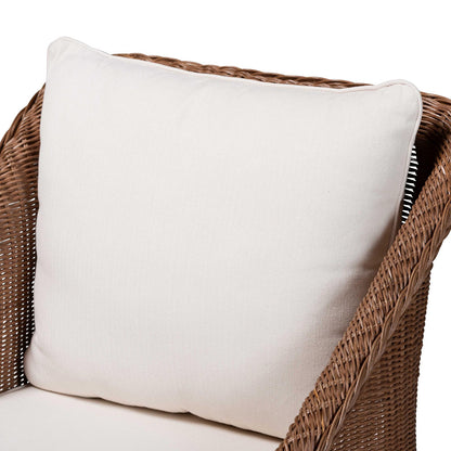 bali & pari - Derris Living Room Set in Peanut Brown - Derris-Peanut Brown/Rattan-2pc Chair/FS Set view 5