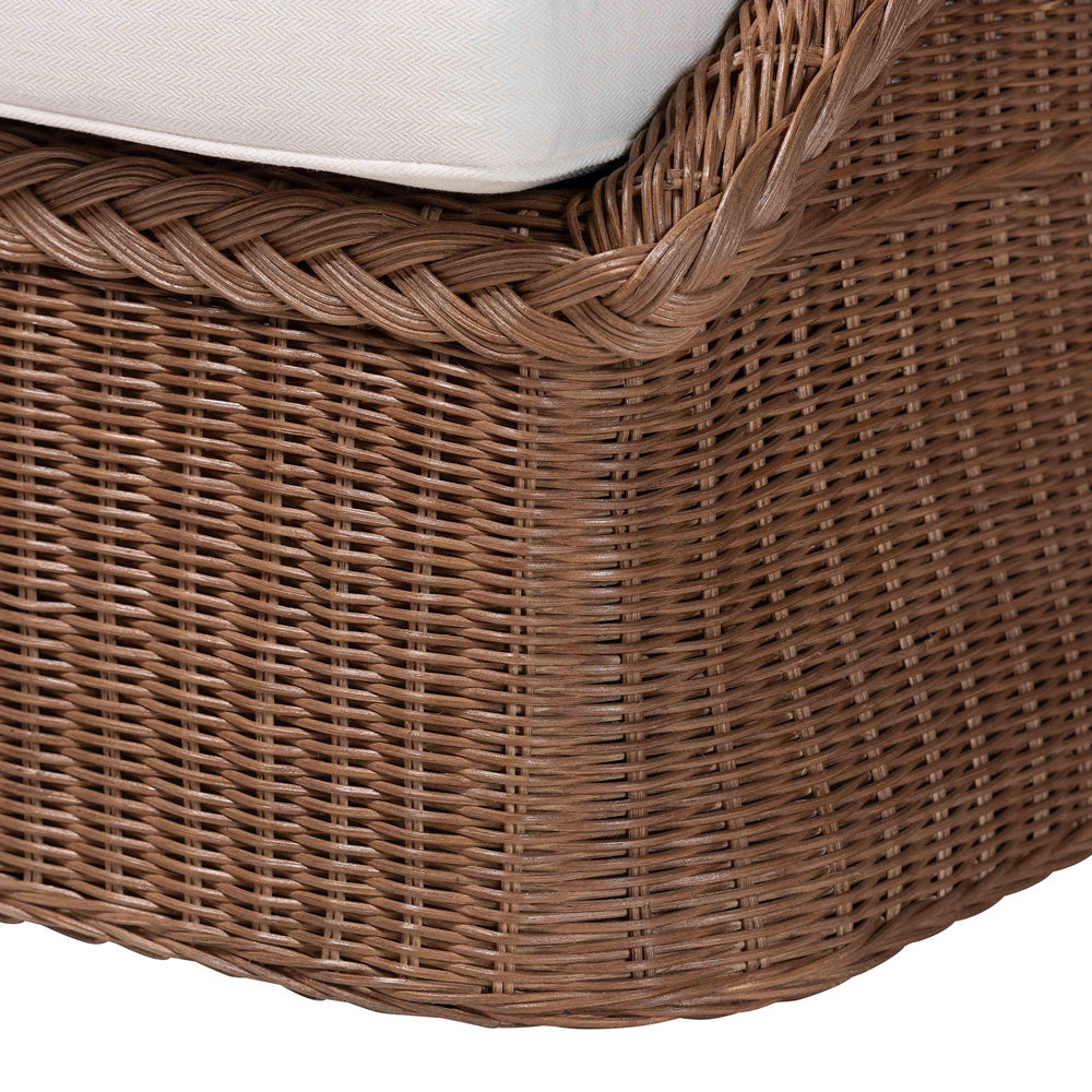 bali & pari - Derris Living Room Set in Peanut Brown - Derris-Peanut Brown/Rattan-2pc Chair/FS Set view 6