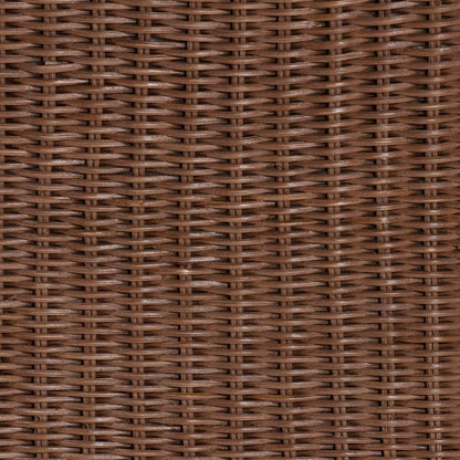 bali & pari - Derris Living Room Set in Peanut Brown - Derris-Peanut Brown/Rattan-2pc Chair/FS Set view 7