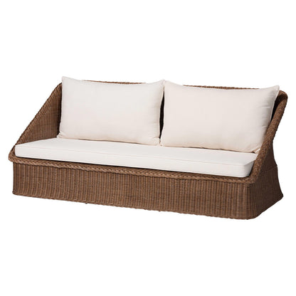 bali & pari - Derris Sofa Set in Peanut Brown - Derris-Peanut Brown/Rattan-3pc Sofa/Chair Set view 3