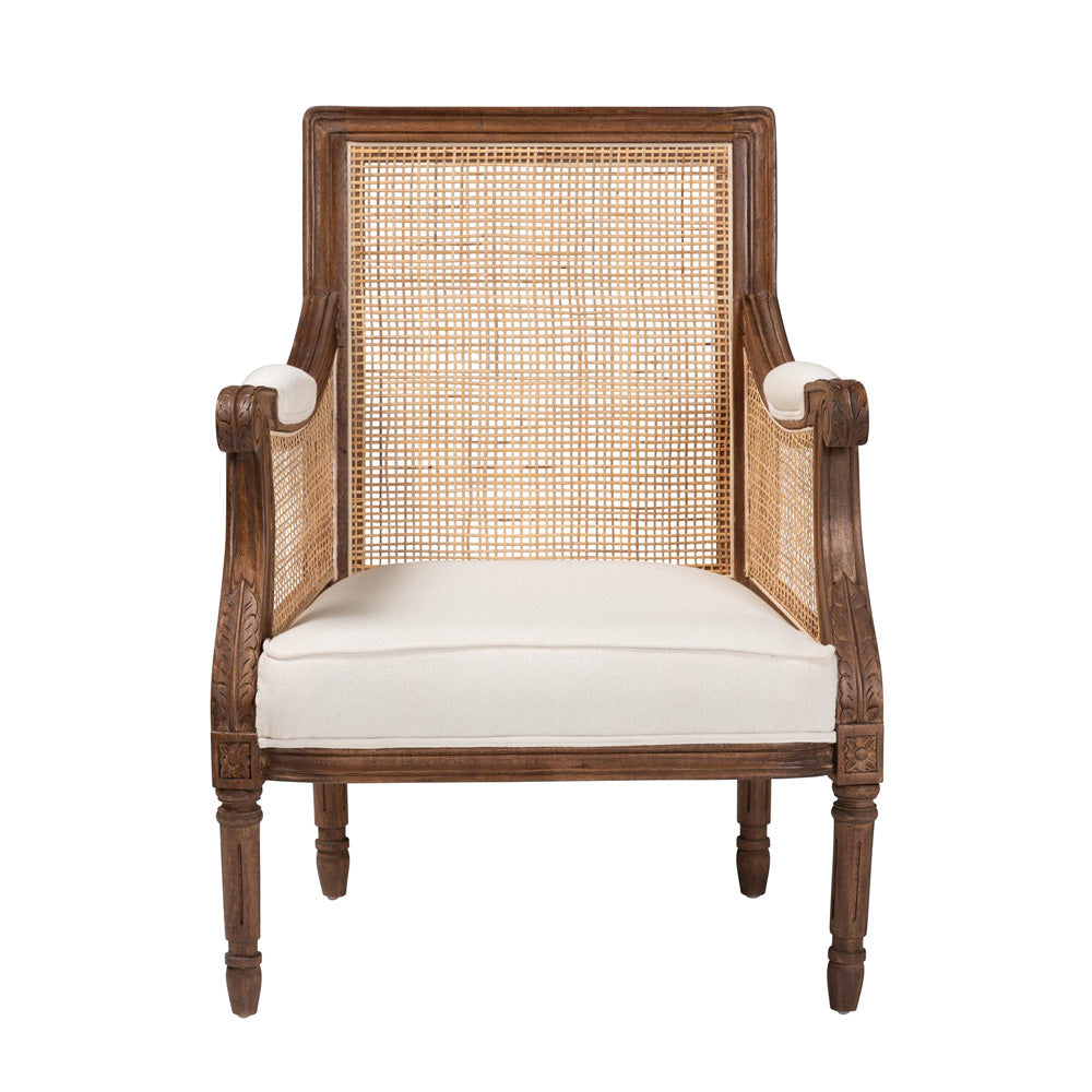 bali & pari - Desmond Chair in Beige/Walnut Brown - SEA687-Medium tone-NAT02/White-F00 view 2