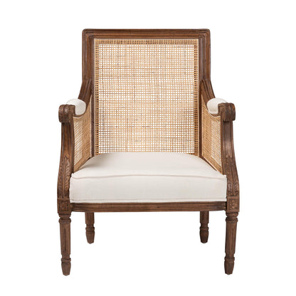 bali & pari - Desmond Chair in Beige/Walnut Brown - SEA687-Medium tone-NAT02/White-F00 view 2