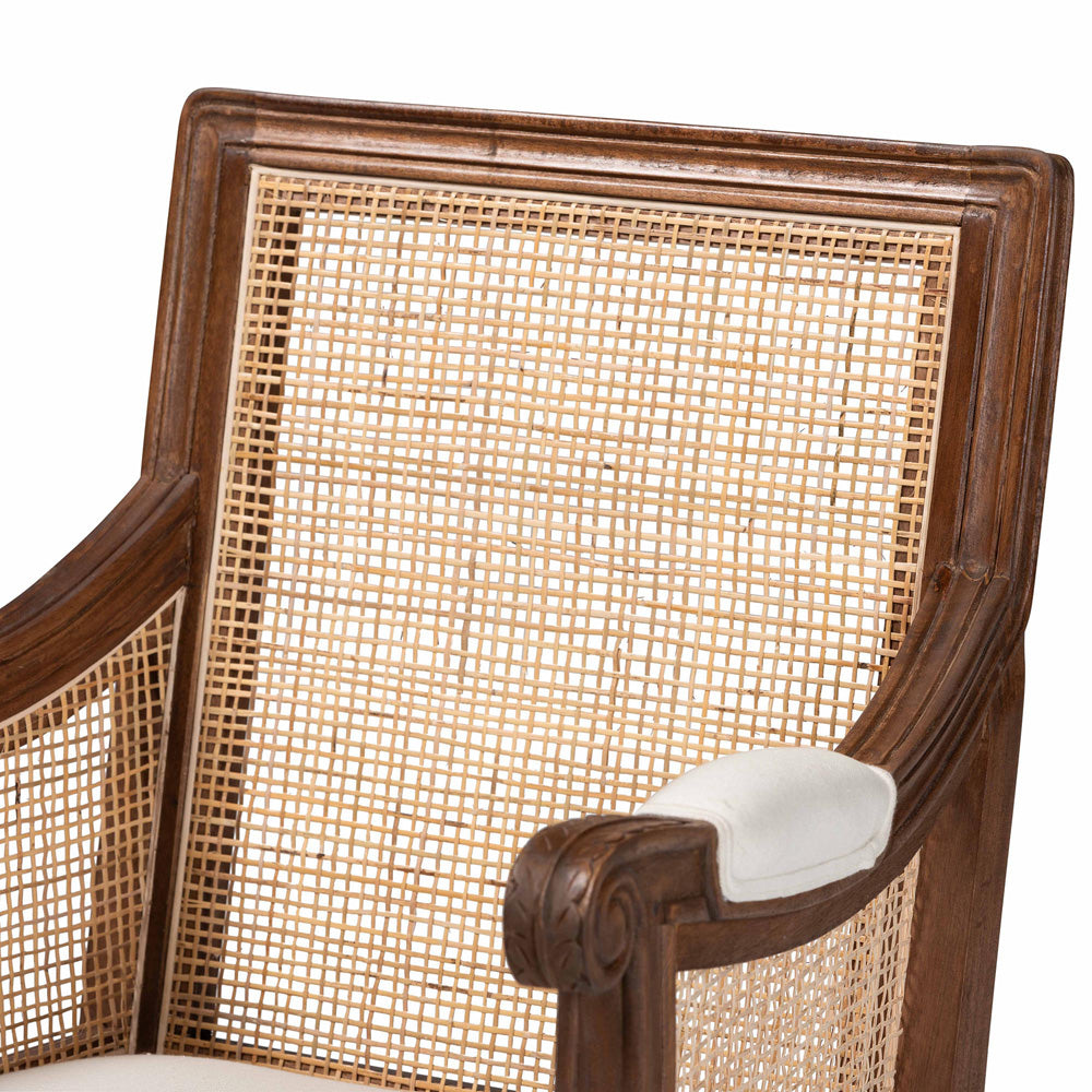 bali & pari - Desmond Chair in Beige/Walnut Brown - SEA687-Medium tone-NAT02/White-F00 view 5