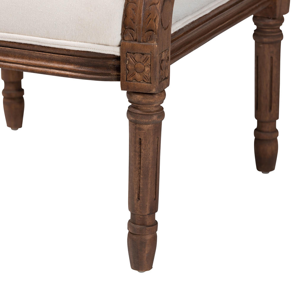 bali & pari - Desmond Chair in Beige/Walnut Brown - SEA687-Medium tone-NAT02/White-F00 view 6