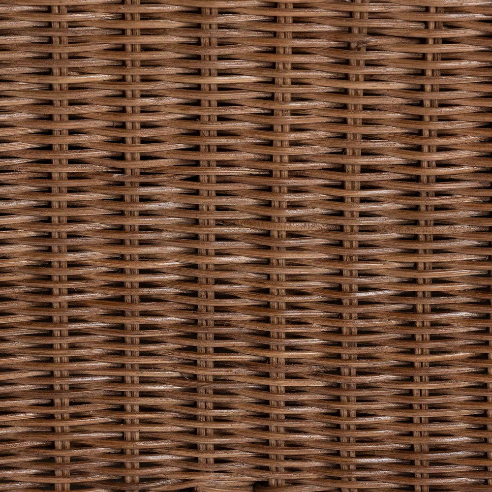 bali & pari  - Detta Arm Chair in Peanut Brown - Detta-Peanut Brown-Rattan-Lounge-Cushion-AC view 6