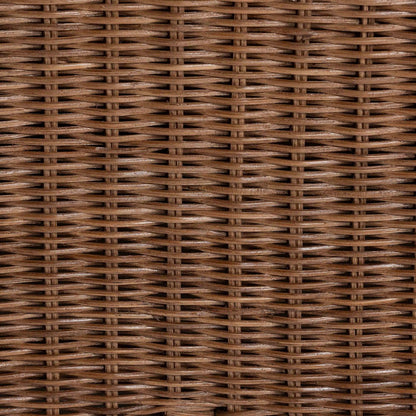 bali & pari  - Detta Living Room Set in Peanut Brown - Detta-Peanut Brown-Rattan-2PC Lounge Chair with Stool-Set view 6