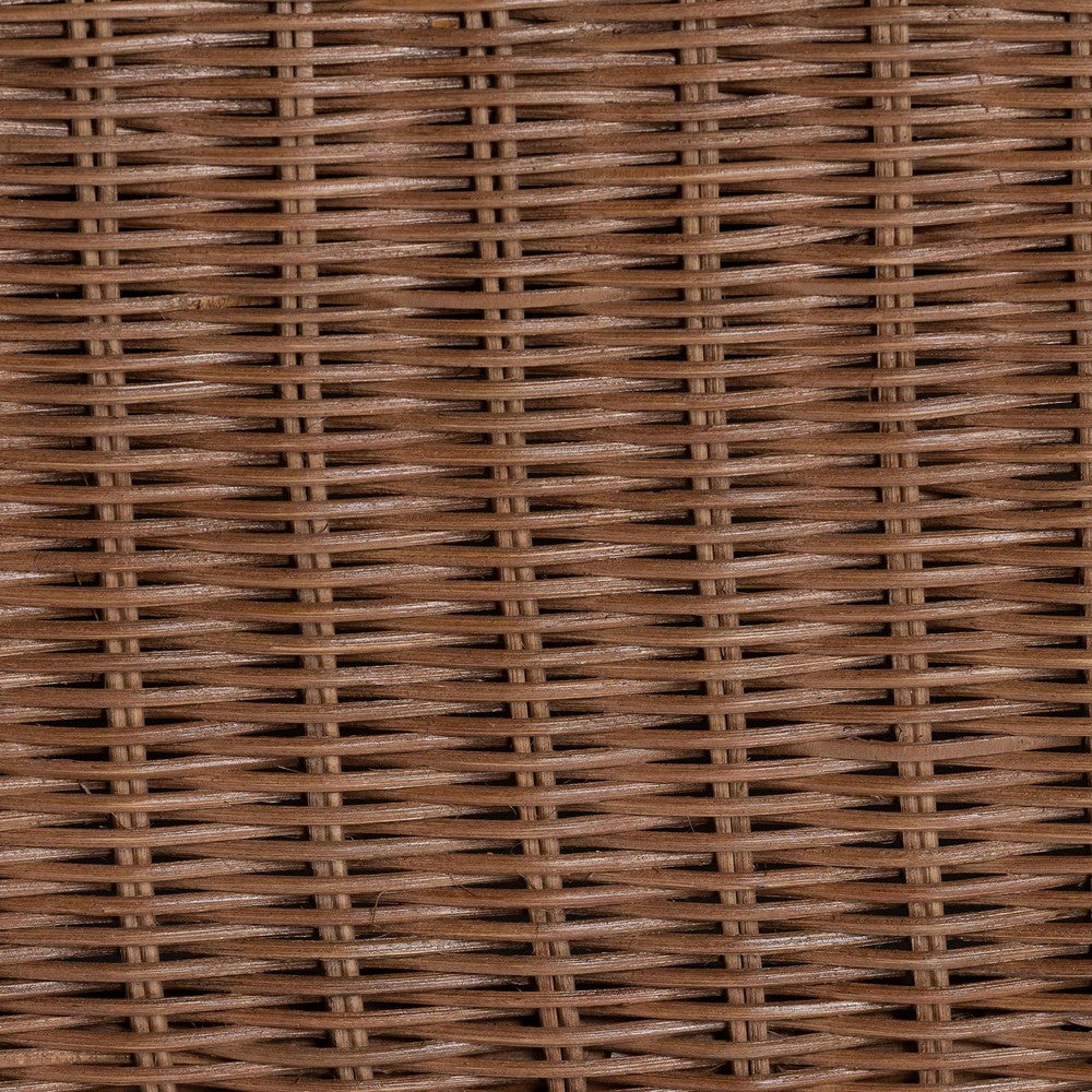 bali & pari  - Detta Loveseat in Peanut Brown - Detta-Peanut Brown-Rattan-Cushion-LS view 6
